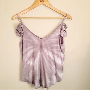 NWT Chaser Tie-Dye cold shoulder top